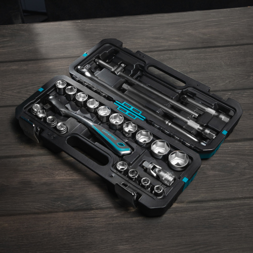 Набор инструментов, 1/2", CrV, 120 зубьев, 24 предмета Gross по ценам производителя в Челябинске с доставкой по всей России