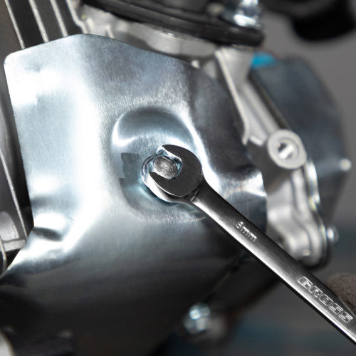 Набор ключей комбинированных с трещоткой, 8-19 мм, 7 шт, CrV Gross по ценам производителя в Челябинске с доставкой по всей России