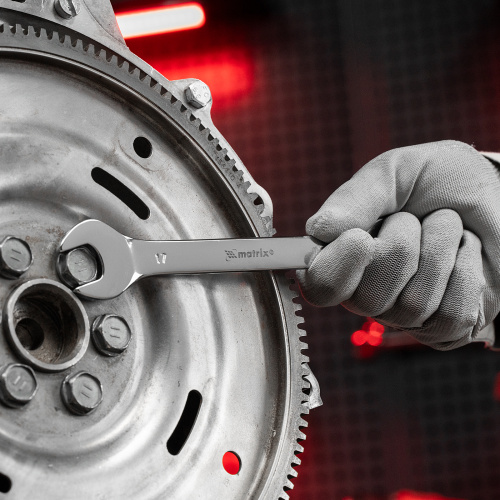 Набор ключей рожковых 12 шт, (6-32мм) CrV, EllipticaL зеркальное хромирование Matrix по ценам производителя в Челябинске с доставкой по всей России