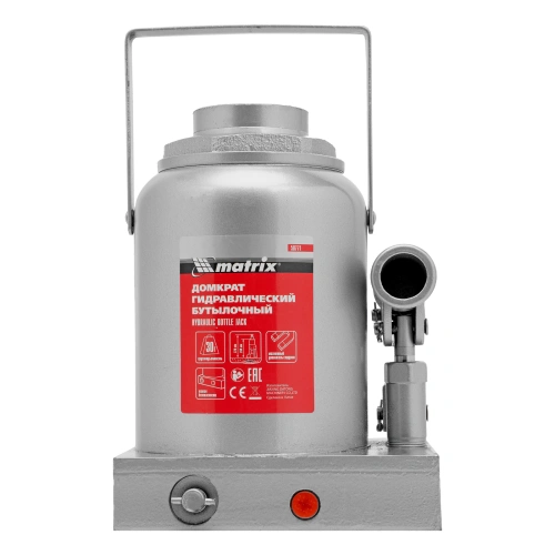 Домкрат гидравлический бутылочный, 30 т, h подъема 244-370 мм Matrix по ценам производителя в Челябинске с доставкой по всей России