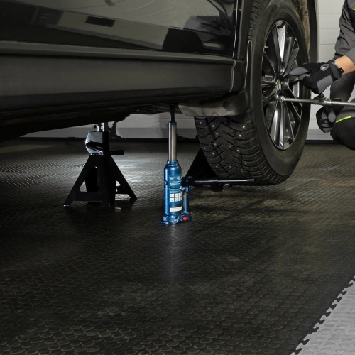 Домкрат гидравлический бутылочный, 2 т, h подъема 178-338 мм, в пластиковом кейсе Stels по ценам производителя в Челябинске с доставкой по всей России