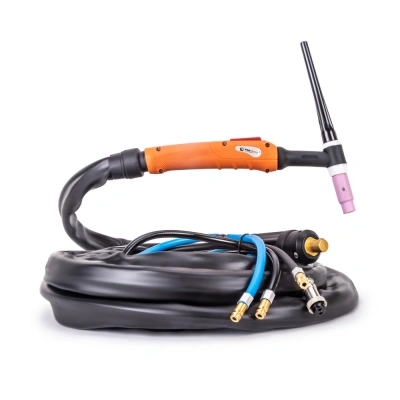 FoxWeld Горелка UnoTIG-18 4м (разъем 35мм2, с кнопкой, ж/охл.) (пр-во FoxWeld/КНР) по ценам производителя в Челябинске с доставкой по всей России