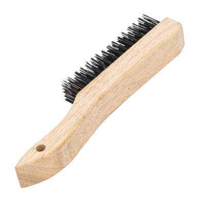 Щетка зачистная пятирядная, закаленная прямая проволока с деревянной ручкой Сибртех по ценам производителя в Челябинске с доставкой по всей России