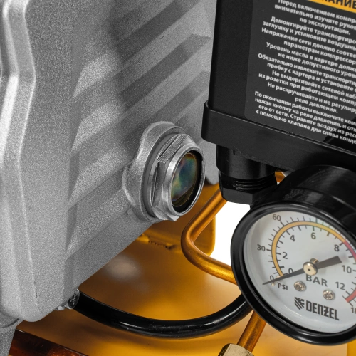 Компрессор воздушный, прямой привод DC1500/50, 1.5 кВт, 50 литров, 220 л/мин Denzel купить в Москве с доставкой по всей России | ProtosMarket.ru