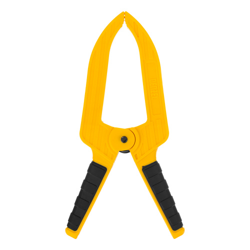 Струбцина клещеобразная, удлиненная 50 х 80 мм двухкомпонентные рукоятки Denzel по ценам производителя в Челябинске с доставкой по всей России