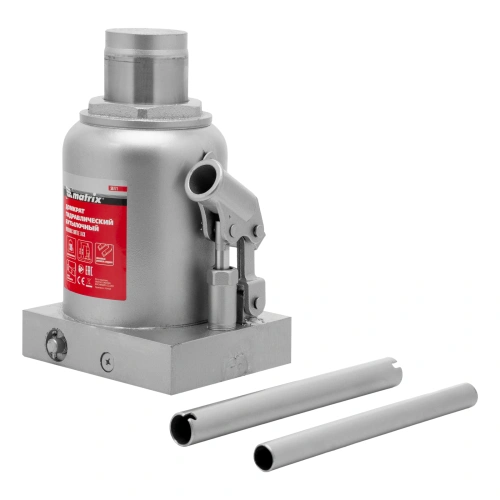 Домкрат гидравлический бутылочный, 30 т, h подъема 244-370 мм Matrix по ценам производителя в Челябинске с доставкой по всей России