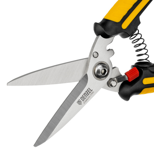 Ножницы универсальные, 200 мм, нержавеющая сталь Denzel по ценам производителя в Челябинске с доставкой по всей России