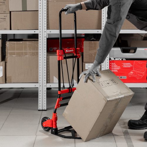 Тележка хозяйственная, складная, 2 колесная, грузоподъемность 80 кг Matrix по ценам производителя в Челябинске с доставкой по всей России