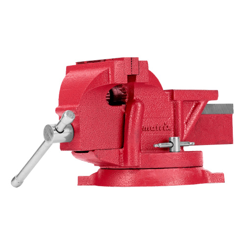 Тиски слесарные, 100 мм, поворотные, с наковальней Matrix по ценам производителя в Челябинске с доставкой по всей России