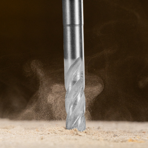 Бур по бетону, цельная крестовая пластина, 10x115 мм, SDS PLUS Denzel по ценам производителя в Челябинске с доставкой по всей России