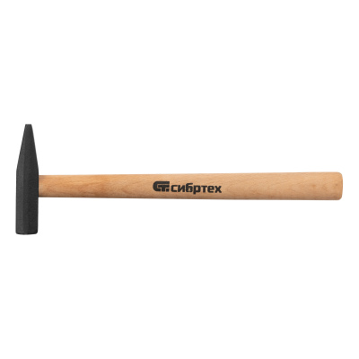 Молоток слесарный 200 г, квадратный боек, деревянная рукоятка Сибртех по ценам производителя в Челябинске с доставкой по всей России