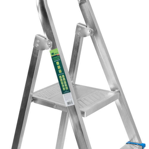 Стремянка, 5 ступеней, стальная, оцинкованная Сибртех по ценам производителя в Челябинске с доставкой по всей России