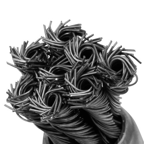 Щетка для дрели, 25 мм, "чашка" со шпилькой, крученая металлическая проволока Matrix по ценам производителя в Челябинске с доставкой по всей России