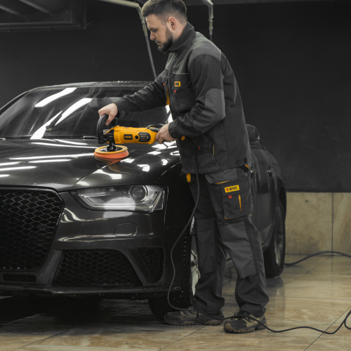 Машина полировальная CP-180, 1400 Вт, 180 мм, 0-3000 об/мин Denzel по ценам производителя в Челябинске с доставкой по всей России