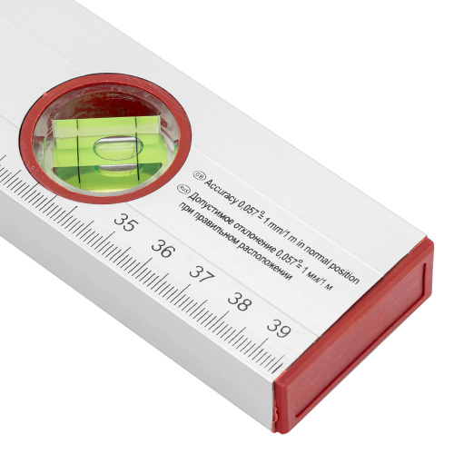 Уровень алюминиевый, 400 мм, 3 глазка, линейка Sparta по ценам производителя в Челябинске с доставкой по всей России