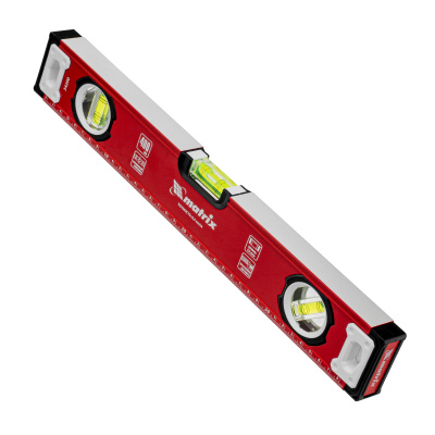 Уровень алюминиевый, фрезерованный, 3 глазка, 400 мм Matrix по ценам производителя в Челябинске с доставкой по всей России