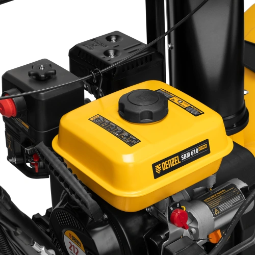 Бензиновая снегоуборочная машина SBM 610DT PRO, 212cc, гусеницы, эл.старт, блок. дифф. Denzel по ценам производителя в Челябинске с доставкой по всей России