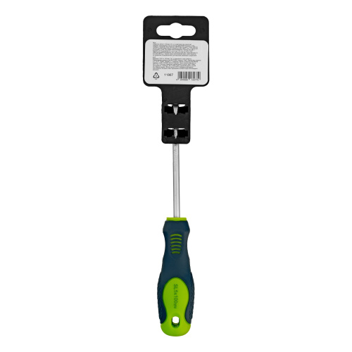 Отвертка, SL5 х 100 мм, CrV, двухкомпонентная рукоятка Сибртех по ценам производителя в Челябинске с доставкой по всей России