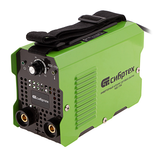 Инверторный аппарат дуговой сварки ИДС-170K, 170 А, ПВ 80%, диаметр электрода 1,6-3,2 мм Сибртех по ценам производителя в Челябинске с доставкой по всей России