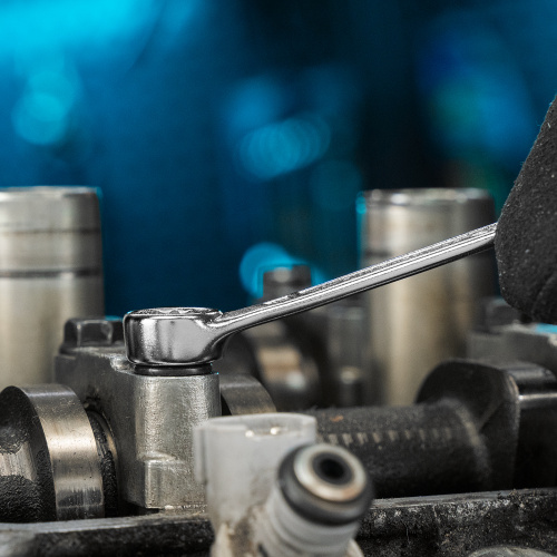 Набор ключей комбинированных 8-19 мм, 8 шт, CrV, холодный штамп Gross по ценам производителя в Челябинске с доставкой по всей России