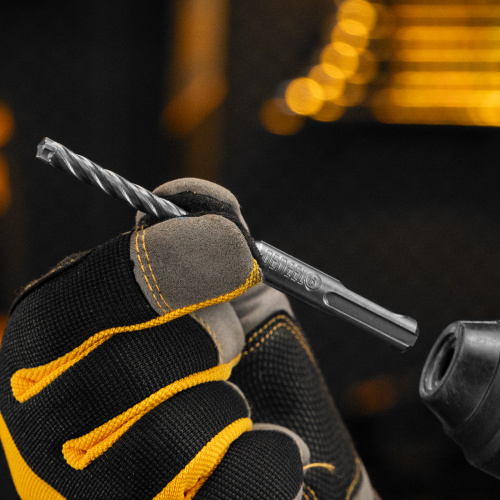 Бур по бетону, цельная крестовая пластина, 6x115 мм, SDS PLUS Denzel по ценам производителя в Челябинске с доставкой по всей России