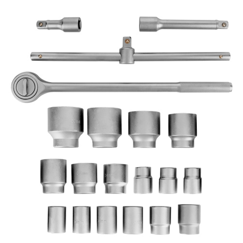 Набор торцевых головок 3/4", головки 19 х 50 мм, 20 предметов, в метал. боксе Matrix по ценам производителя в Челябинске с доставкой по всей России