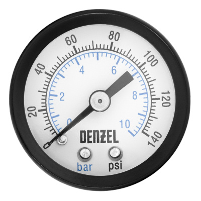 Воздушный манометр G10, 40 мм, 1/8" Denzel по ценам производителя в Челябинске с доставкой по всей России