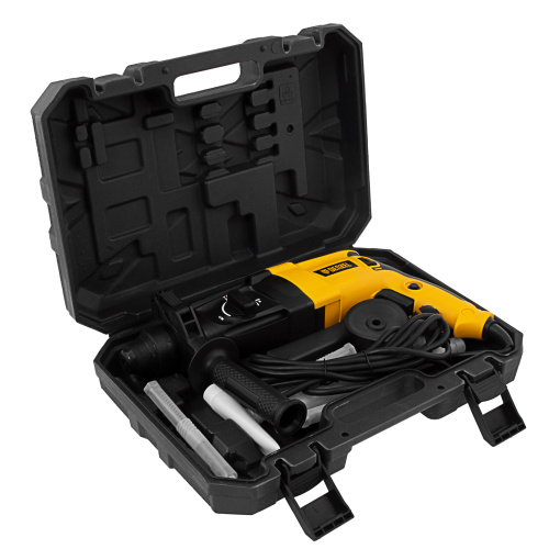 Перфоратор электрический RHH-800-26, SDS-plus, 800 Вт, 3 Дж, 3 плюс 1 реж. Denzel по ценам производителя в Челябинске с доставкой по всей России