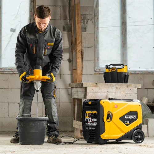 Генератор инверторный GS-5500iSE, 5,5 кВт, 230 В, закрытый корпус,электростартер Denzel по ценам производителя в Челябинске с доставкой по всей России