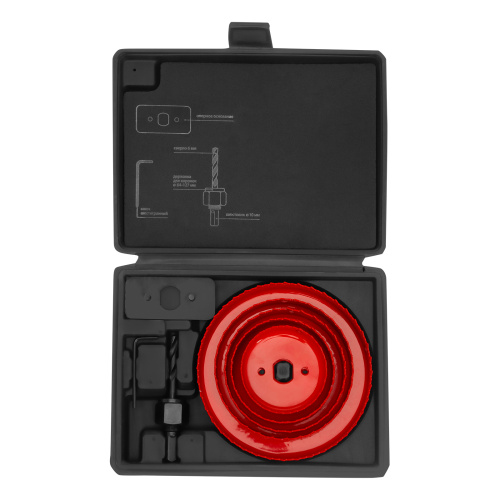 Набор кольцевых пил по дереву, 64-127 мм, 8 предметов Matrix по ценам производителя в Челябинске с доставкой по всей России