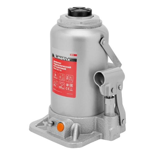 Домкрат гидравлический бутылочный, 20 т, h подъема 244-449 мм Matrix по ценам производителя в Челябинске с доставкой по всей России