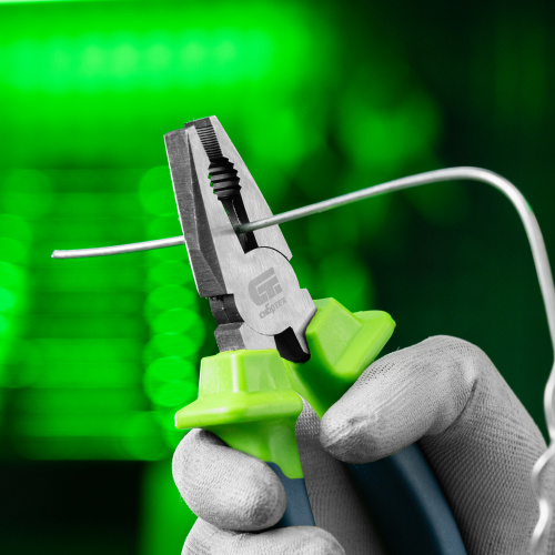 Плоскогубцы комбинированные, 200 мм, двухкомпонентные рукоятки Сибртех по ценам производителя в Челябинске с доставкой по всей России