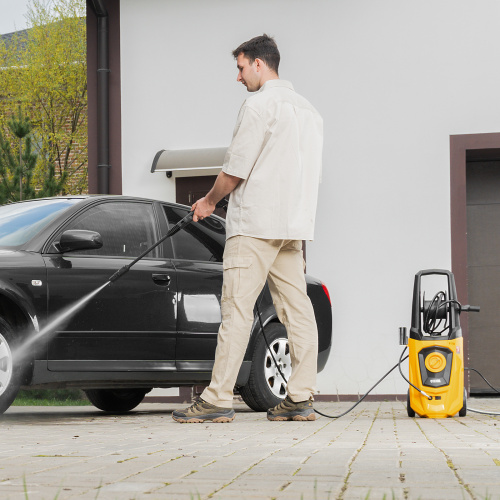 Моечная машина высокого давления R-170D, 2000 Вт, 170 бар, 360 л/ч, с барабаном Denzel по ценам производителя в Челябинске с доставкой по всей России