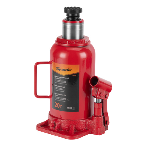 Домкрат гидравлический бутылочный, 20 т, h подъема 250-470 мм Sparta по ценам производителя в Челябинске с доставкой по всей России