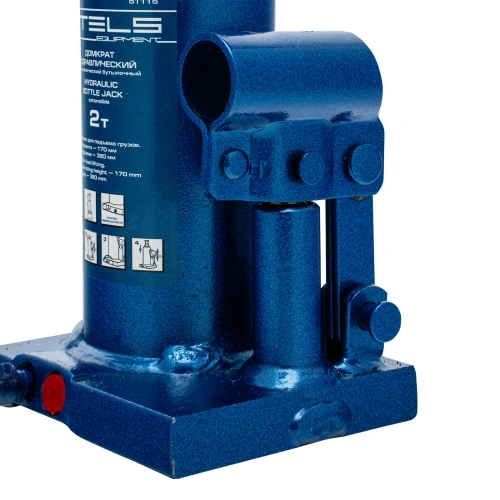 Домкрат гидравлический бутылочный телескопический, 2 т, H подъема 170-380 мм Stels по ценам производителя в Челябинске с доставкой по всей России