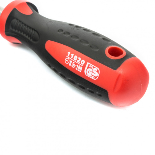 Отвертка Profi, SL6.5 х 100 мм, S2, двухкомпонентная рукоятка Matrix по ценам производителя в Челябинске с доставкой по всей России