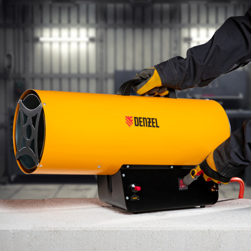 Газовая тепловая пушка GHG-50, 50 кВт, 1400 м3/ч, пропан-бутан Denzel по ценам производителя в Челябинске с доставкой по всей России