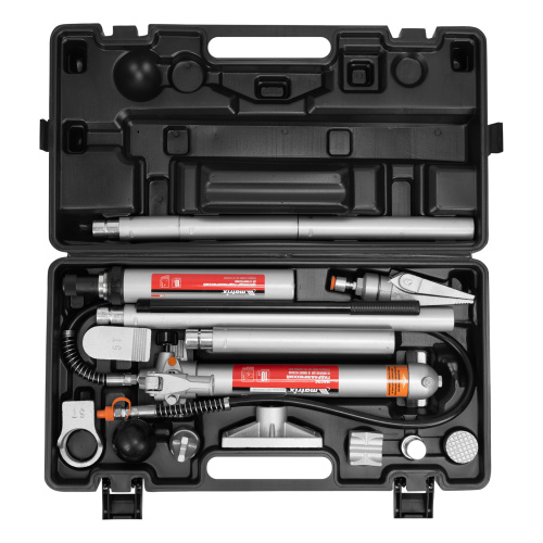 Растяжка гидравлическая, 10 т, набор из 17 предметов, 7 сменных насадок, в пластиковом кейсе Matrix по ценам производителя в Челябинске с доставкой по всей России