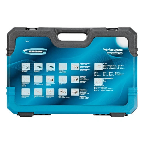 Набор инструментов, 1/2", 3/8", 1/4", CrV, 120 зубьев, 216 предметов Gross по ценам производителя в Челябинске с доставкой по всей России