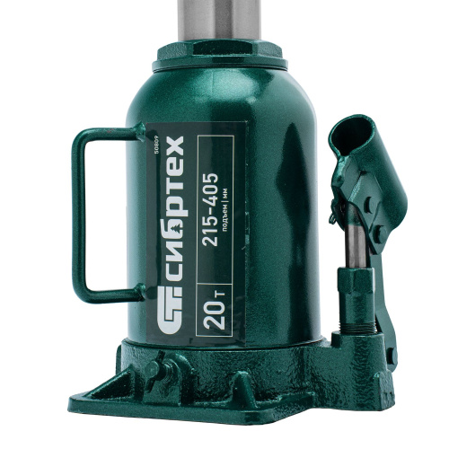 Домкрат гидравлический бутылочный, 20 т, 215-405 мм Сибртех по ценам производителя в Челябинске с доставкой по всей России