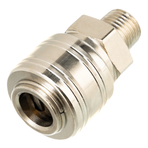 Муфта универсальная быстросъемная ("мама") 1/4, внешняя резьба, 2 шт, Stels по ценам производителя в Челябинске с доставкой по всей России