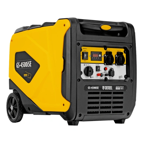 Генератор инверторный GS-4500iSE, 4,5 кВт, 230 В, закрытый корпус, электростартер Denzel по ценам производителя в Челябинске с доставкой по всей России