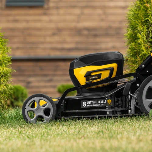 Газонокосилка аккумуляторная бесщет. DLM-460, 460 мм, травосб. 65 л., Li-Ion, 40 В Denzel по ценам производителя в Челябинске с доставкой по всей России