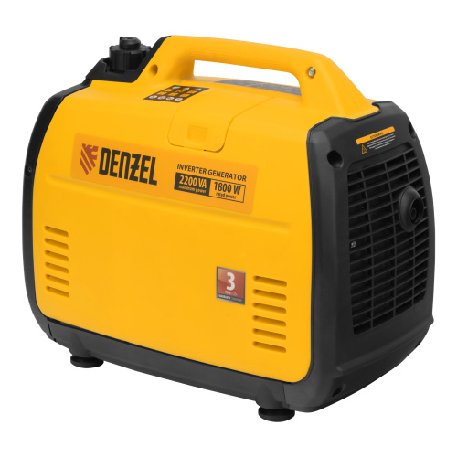 Генератор инверторный GT-2200iS, 2.2 кВт, 230 В, бак 4 л, закрытый корпус, ручной старт Denzel по ценам производителя в Челябинске с доставкой по всей России
