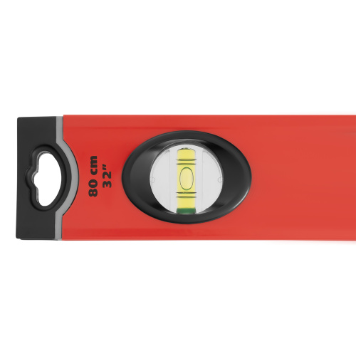 Уровень алюминиевый, 800 мм, 3 глазка, ударопрочные заглушки, двухкомпонентные ручки Matrix ProFI по ценам производителя в Челябинске с доставкой по всей России