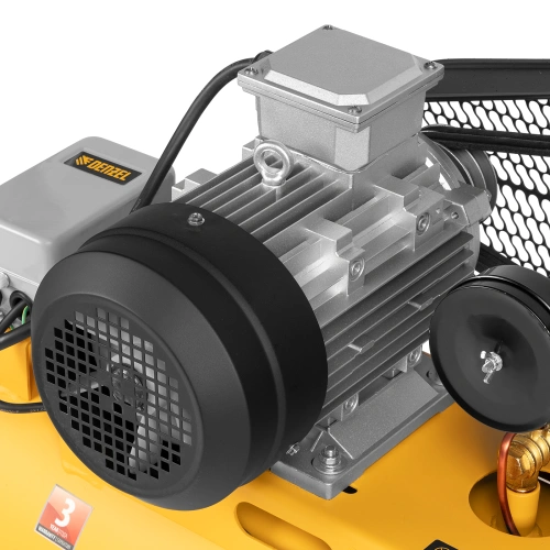 Компрессор воздушный BCW3000-T/100, ременный привод, 3.0 кВт, 100 литров, 520 л/мин Denzel по ценам производителя в Челябинске с доставкой по всей России