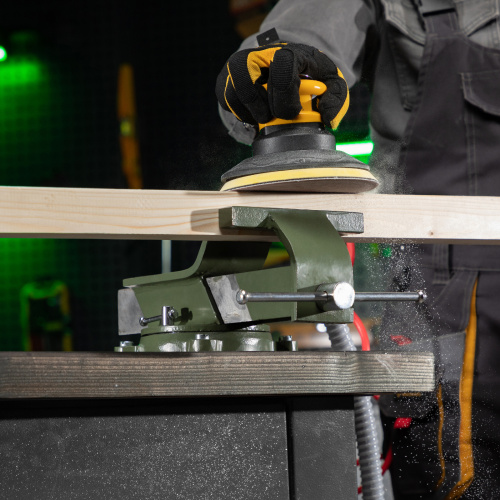 Тиски слесарные, 150 мм, стальные, поворотные Сибртех по ценам производителя в Челябинске с доставкой по всей России