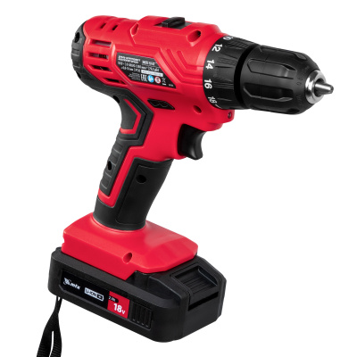 Дрель-шуруповерт аккумуляторная MCDL-18-02, Li-Ion, 18 В, 2 акк. MTX по ценам производителя в Челябинске с доставкой по всей России