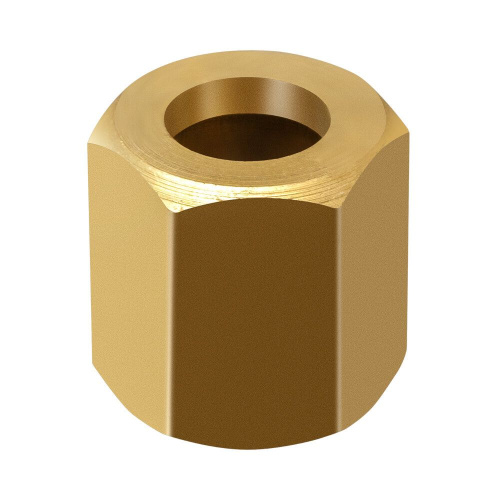 Гайка накидная М12х1,25, латунь по ценам производителя в Челябинске с доставкой по всей России