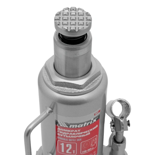 Домкрат гидравлический бутылочный, 12 т, высота подъема 230-465 мм Matrix по ценам производителя в Челябинске с доставкой по всей России